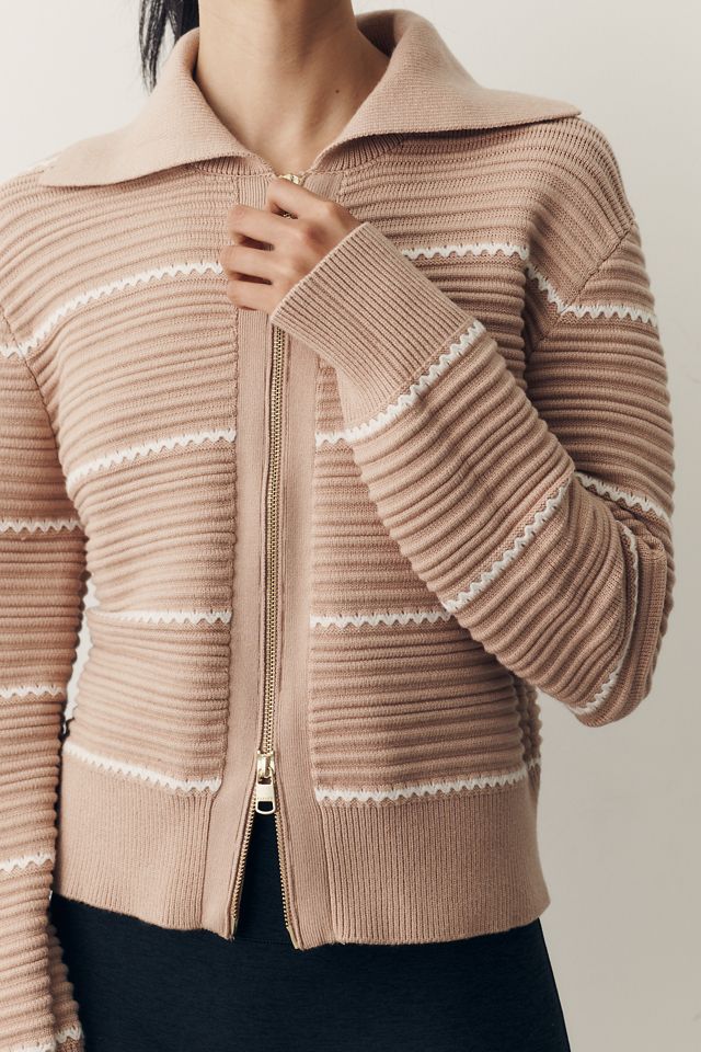 Varley Melwen Knit Two-Way Zipper Jacket #3