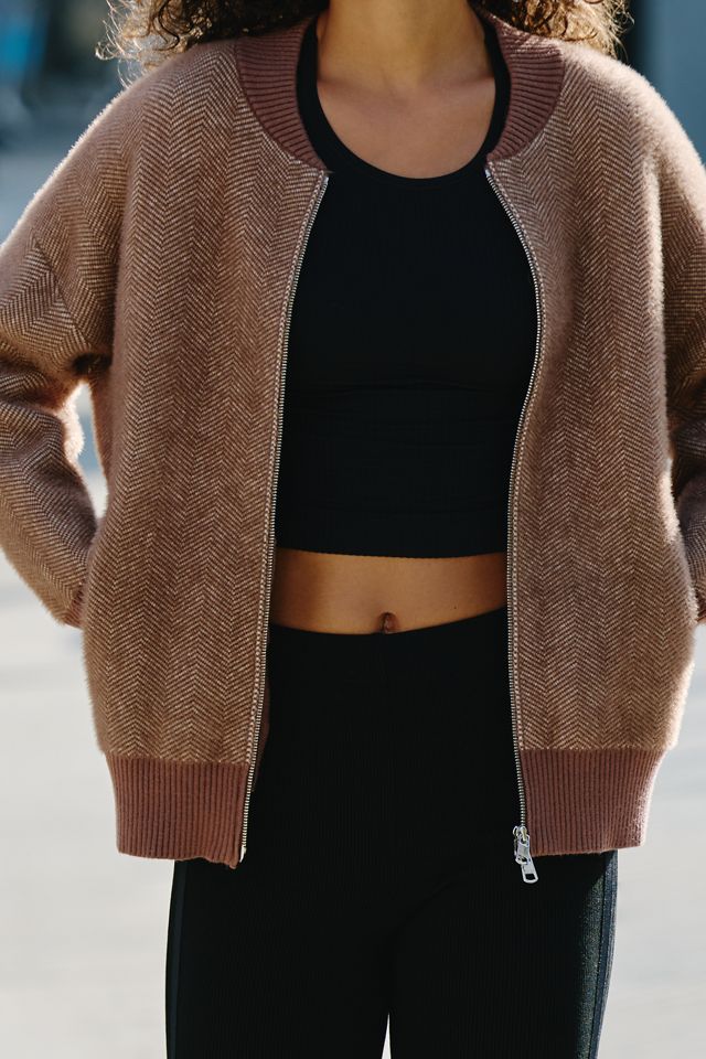 Varley Zenia Zip-Up Sweater #1