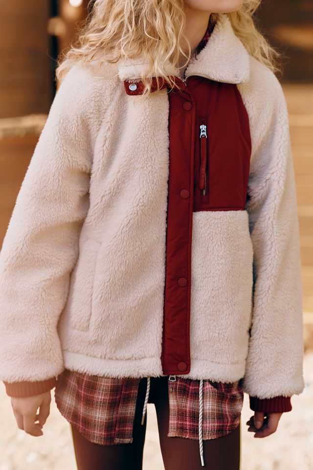 Varley Kalyn Faux-Shearling Jacket #1