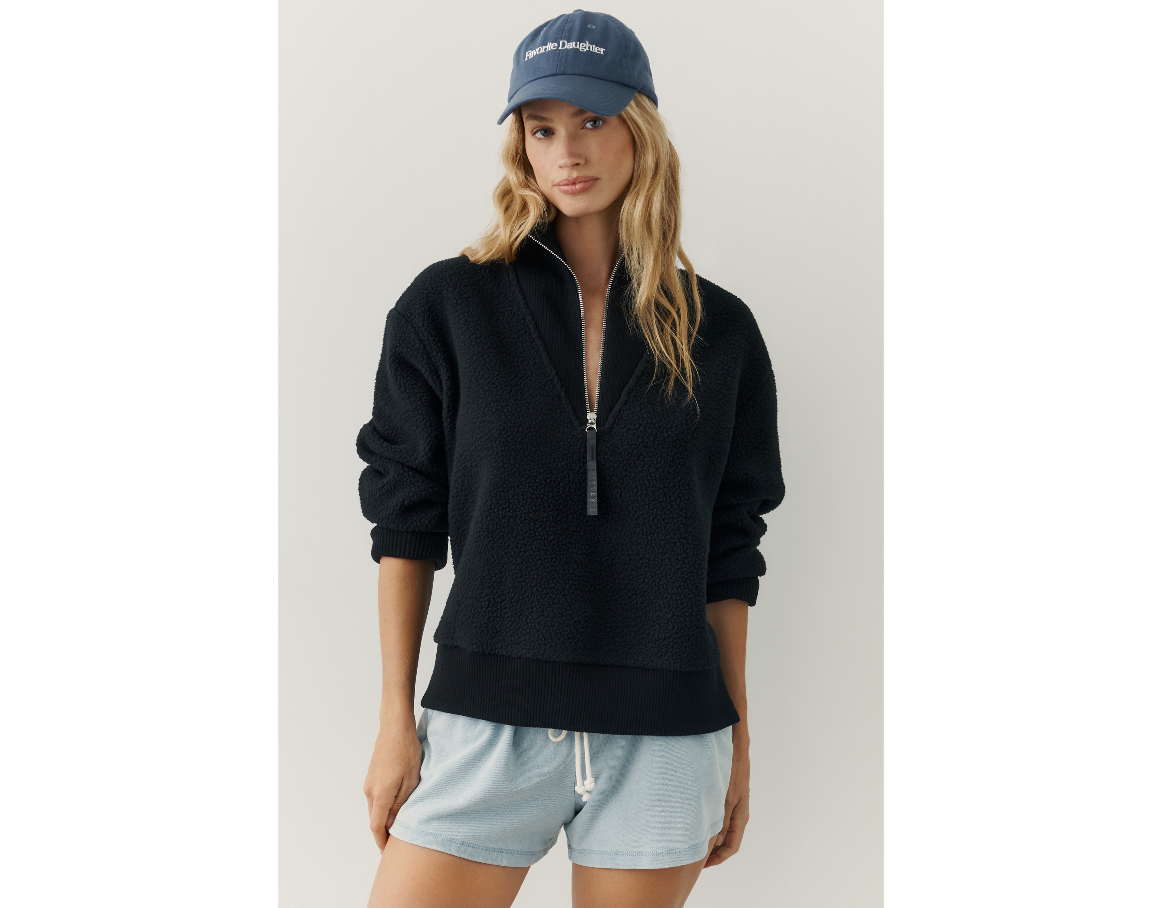 Varley Jaylin Quarter-Zip Fleece Pullover