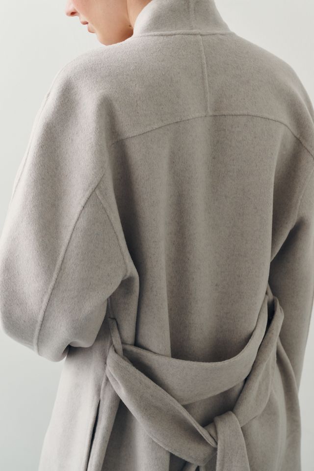 Varley Felice Wool Blend Belted Coat  #1