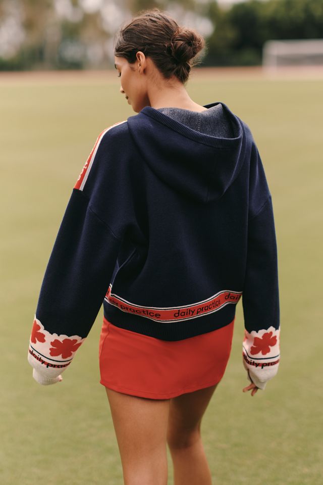 Daily Practice Hooded Graphic Varsity Top #1