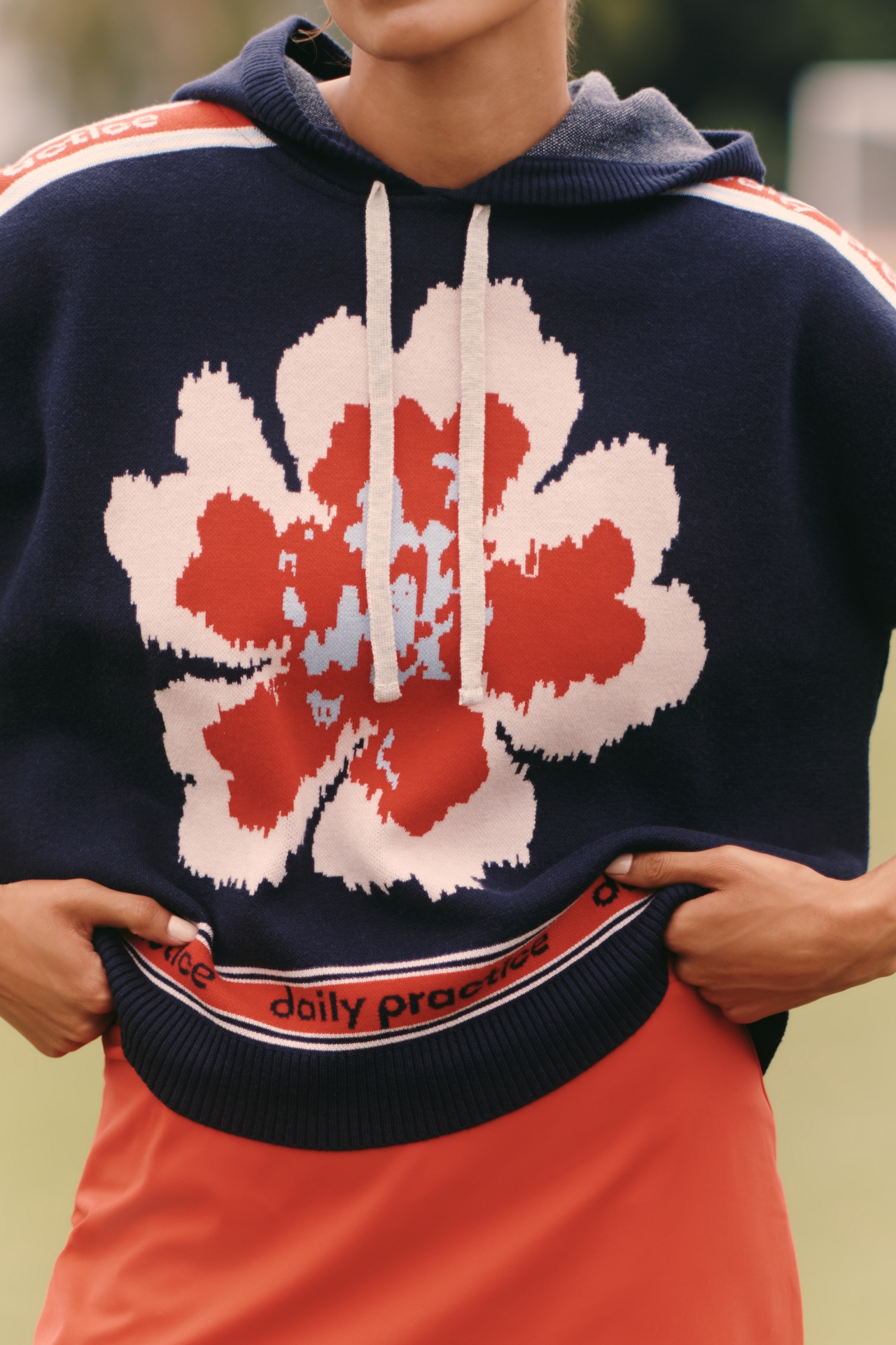 Daily Practice Hooded Graphic Varsity Top