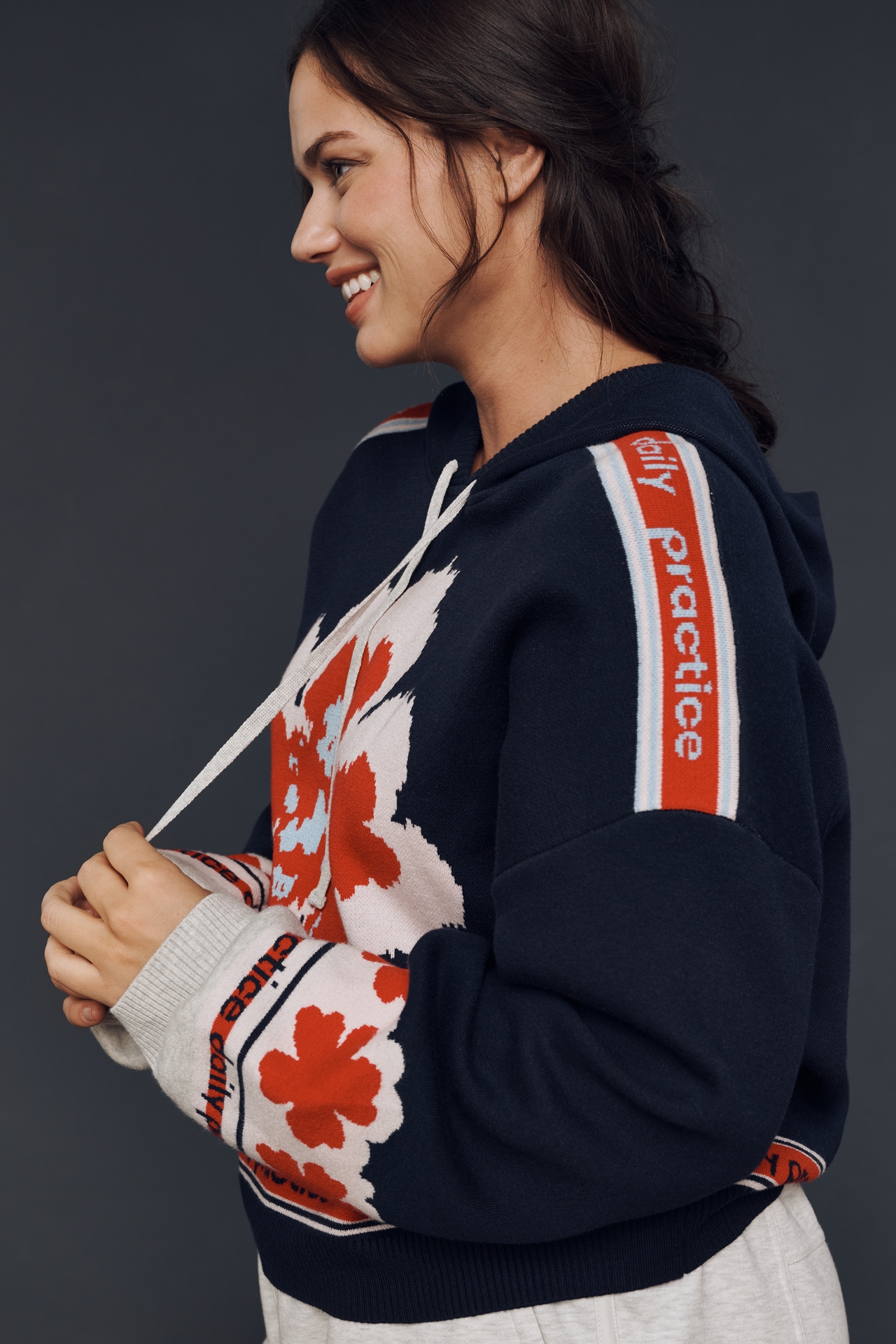 Daily Practice Hooded Graphic Varsity Top