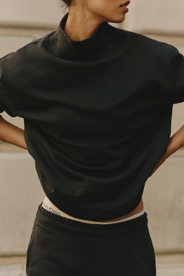 Back When 100% Cotton Mock-Neck Pullover #2