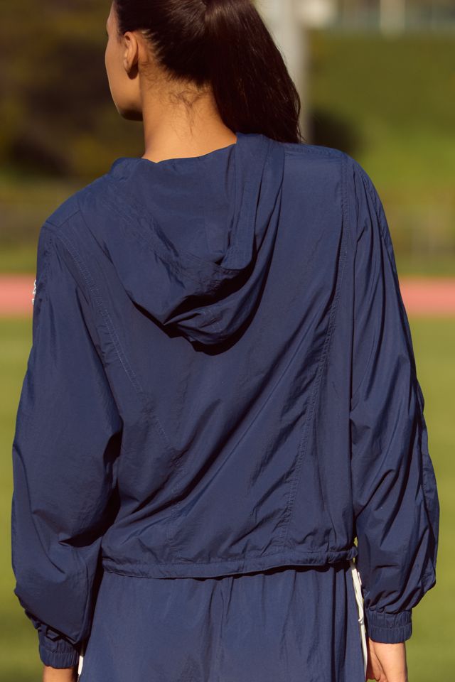 Daily Practice Half-Zip Lace Trim Pullover | Anthropologie