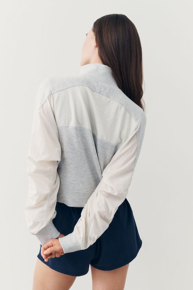 Daily Practice Mixed Media Quarter-Zip Jacket #3