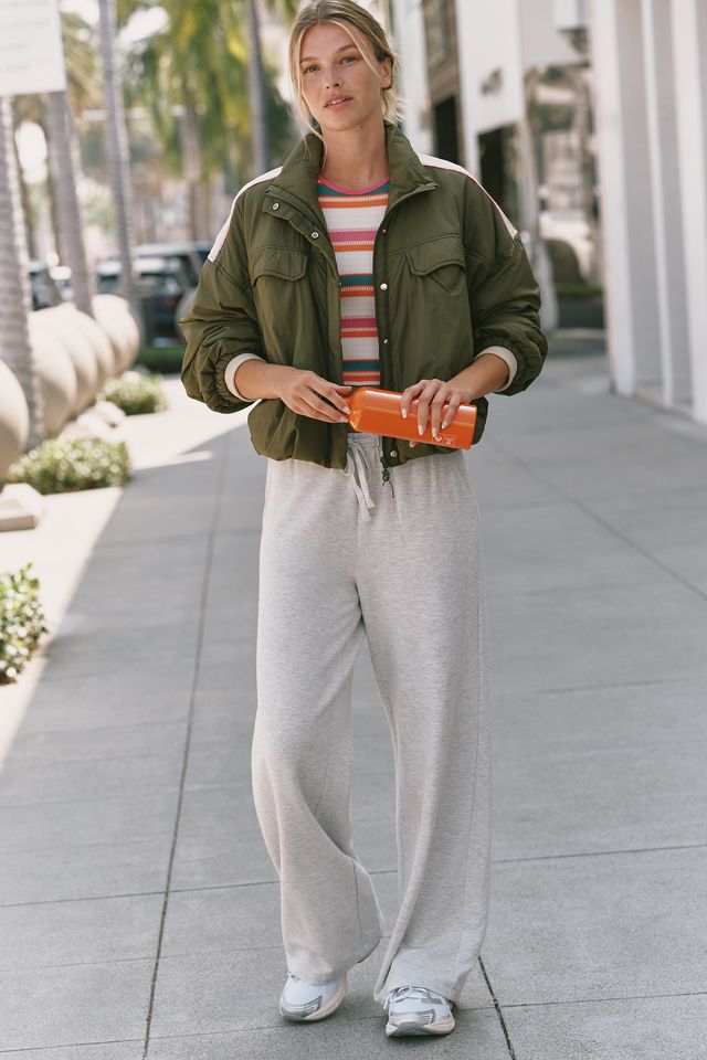 Daily Practice Nylon Funnel-Neck Bubble Jacket #1