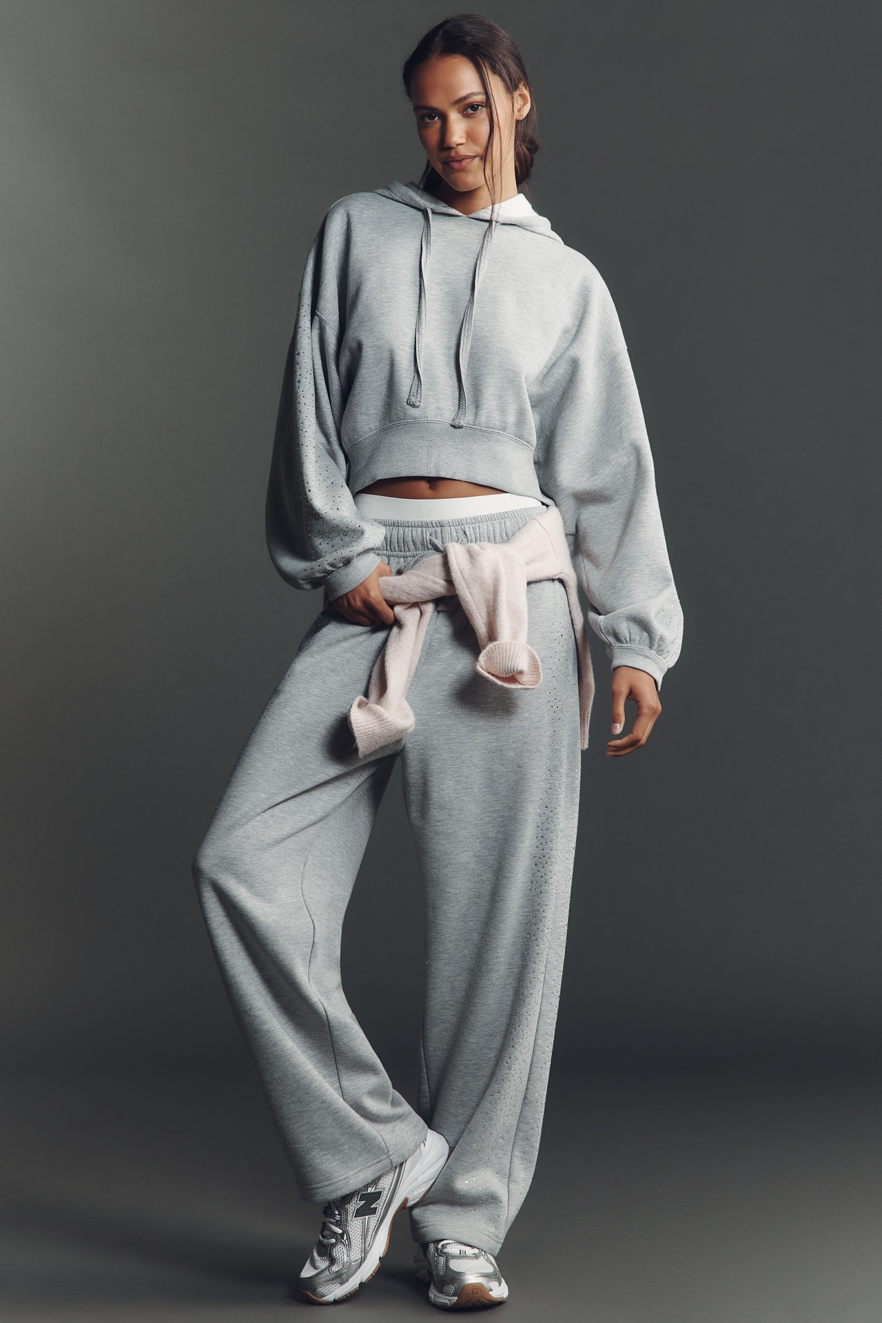 Daily Practice Lace Hooded Sweatshirt