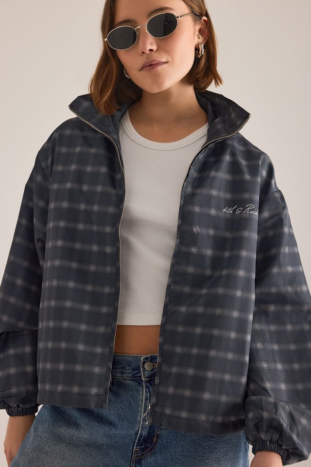 4th & Reckless Grace Funnel-Neck Windbreaker Jacket #2