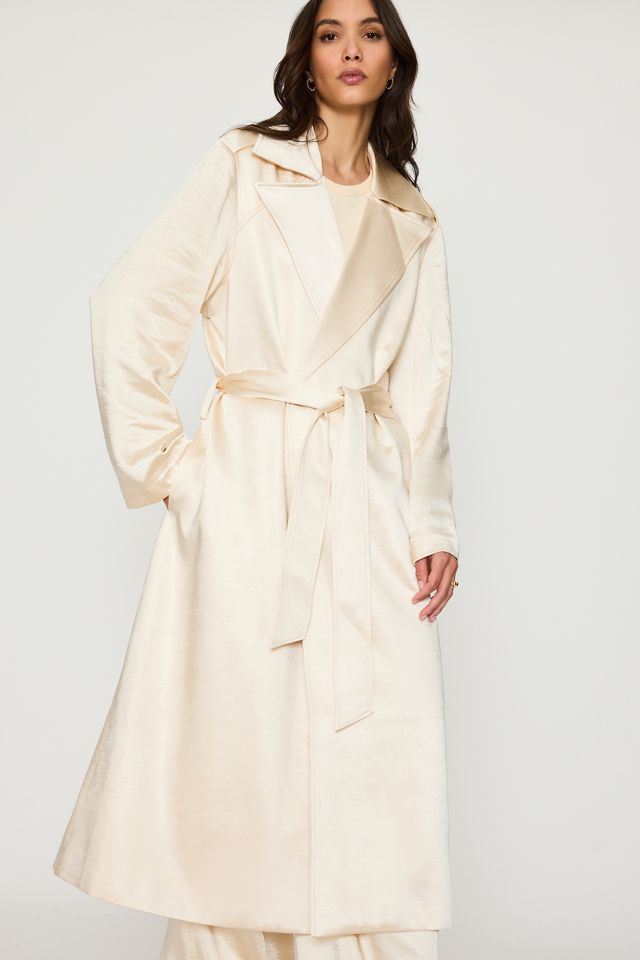 4th & Reckless Shelby Satin Trench Coat #1