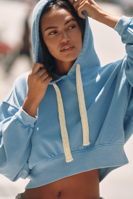Sweat à capuche avec cordon de serrage en taille: XS chez Anthropologie - Daily Practice - Modalova