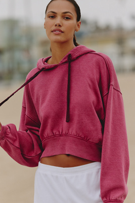 Sweat à capuche avec cordon de serrage en taille: 2XS chez Anthropologie - Daily Practice - Modalova