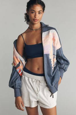 adidas by Stella McCartney Zip-Up Hooded Sweatshirt | Anthropologie