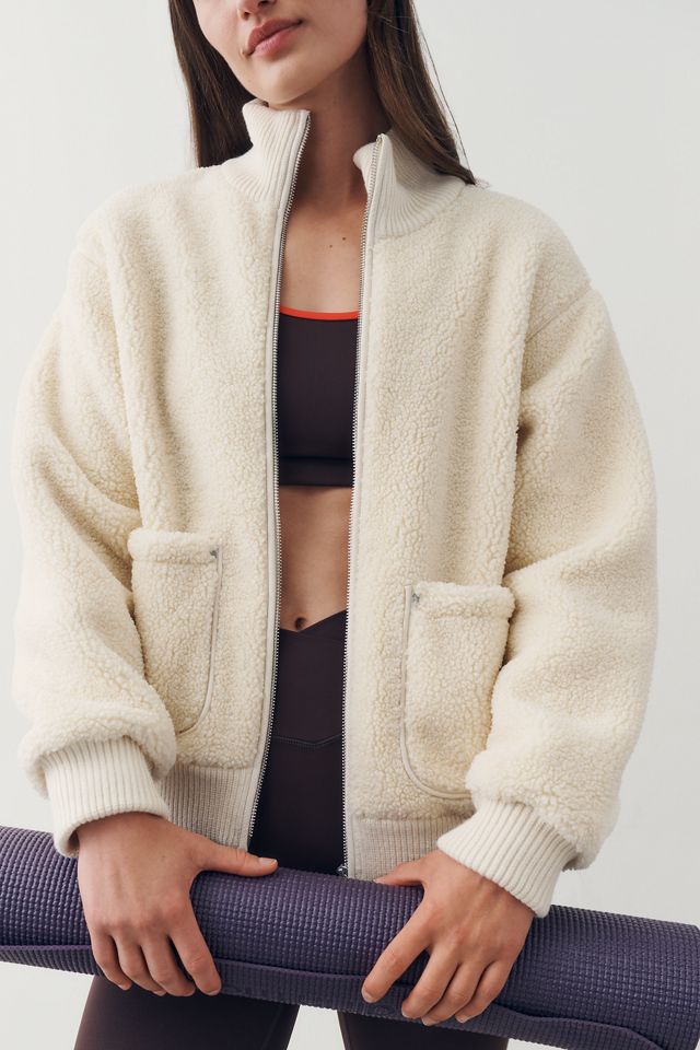 Sweaty Betty Fleece Ribbed Jacket #3