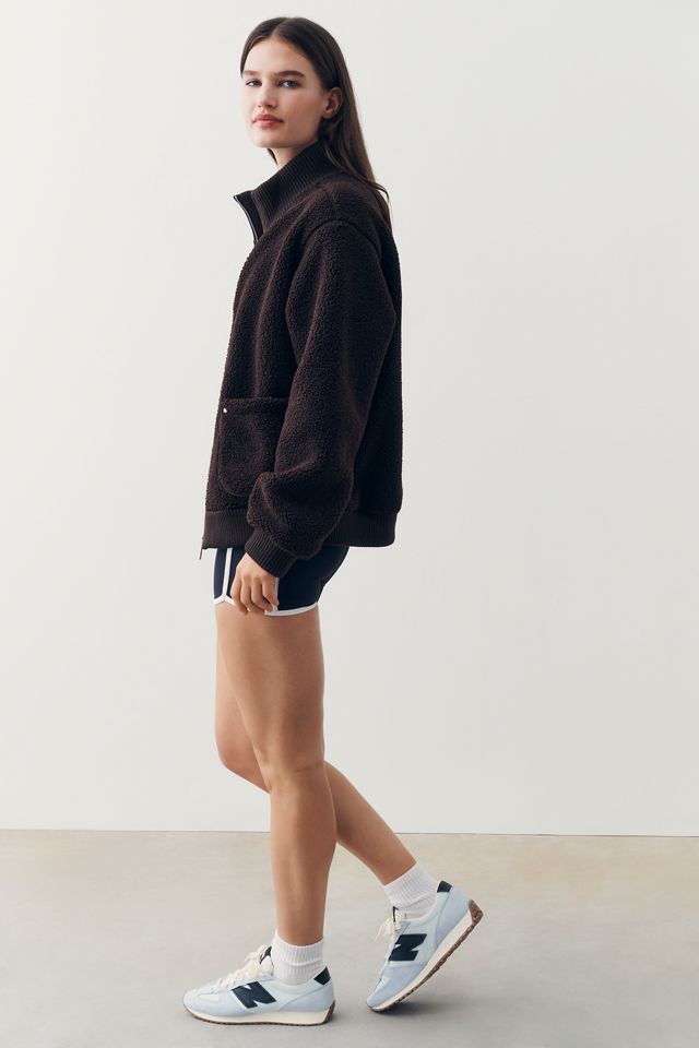 Sweaty Betty Fleece Ribbed Jacket #1