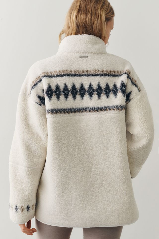 Daily Practice Plush Fleece Half-Zip Pullover Top #2