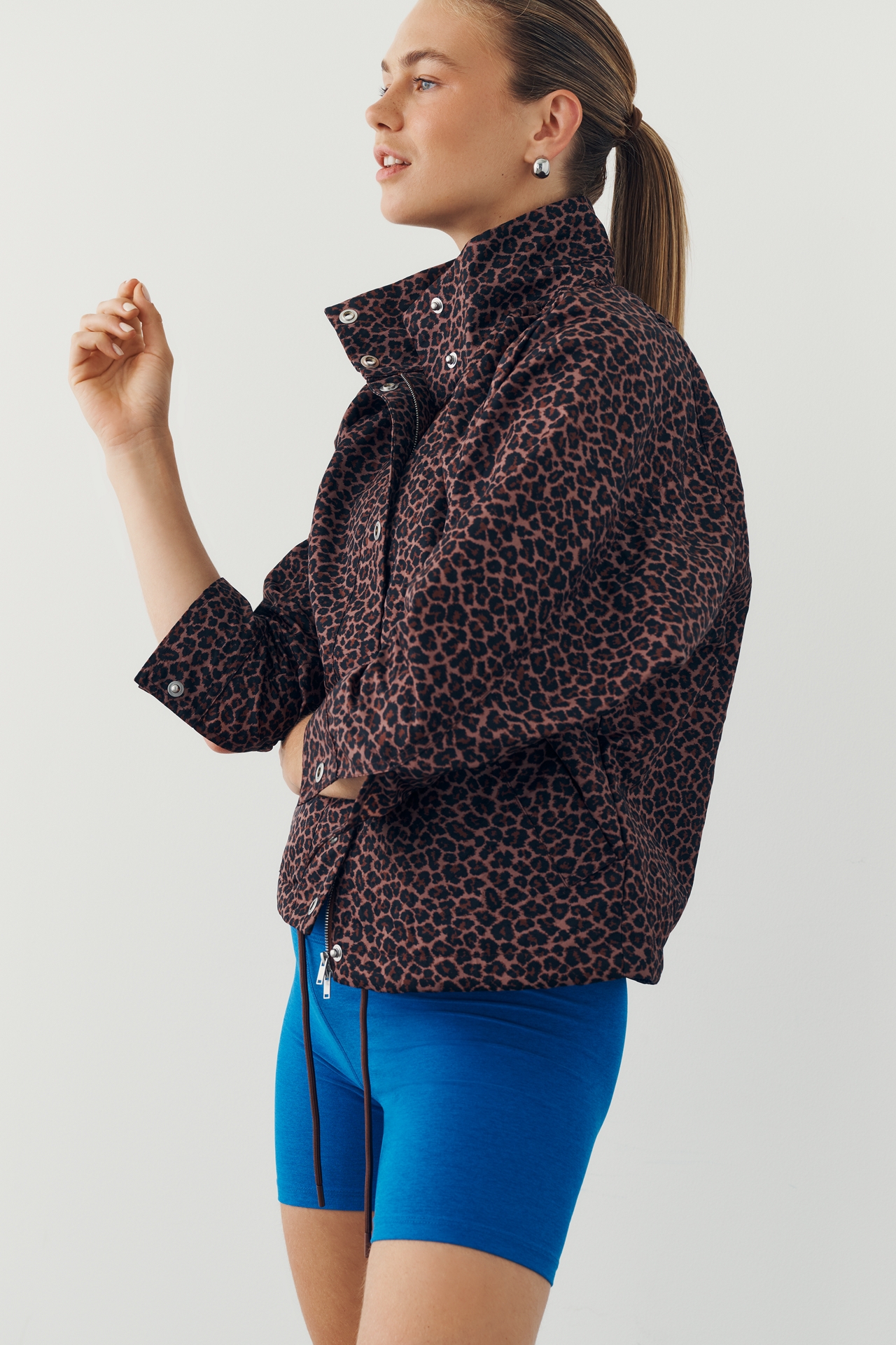 Daily Practice Funnel Neck Jacket