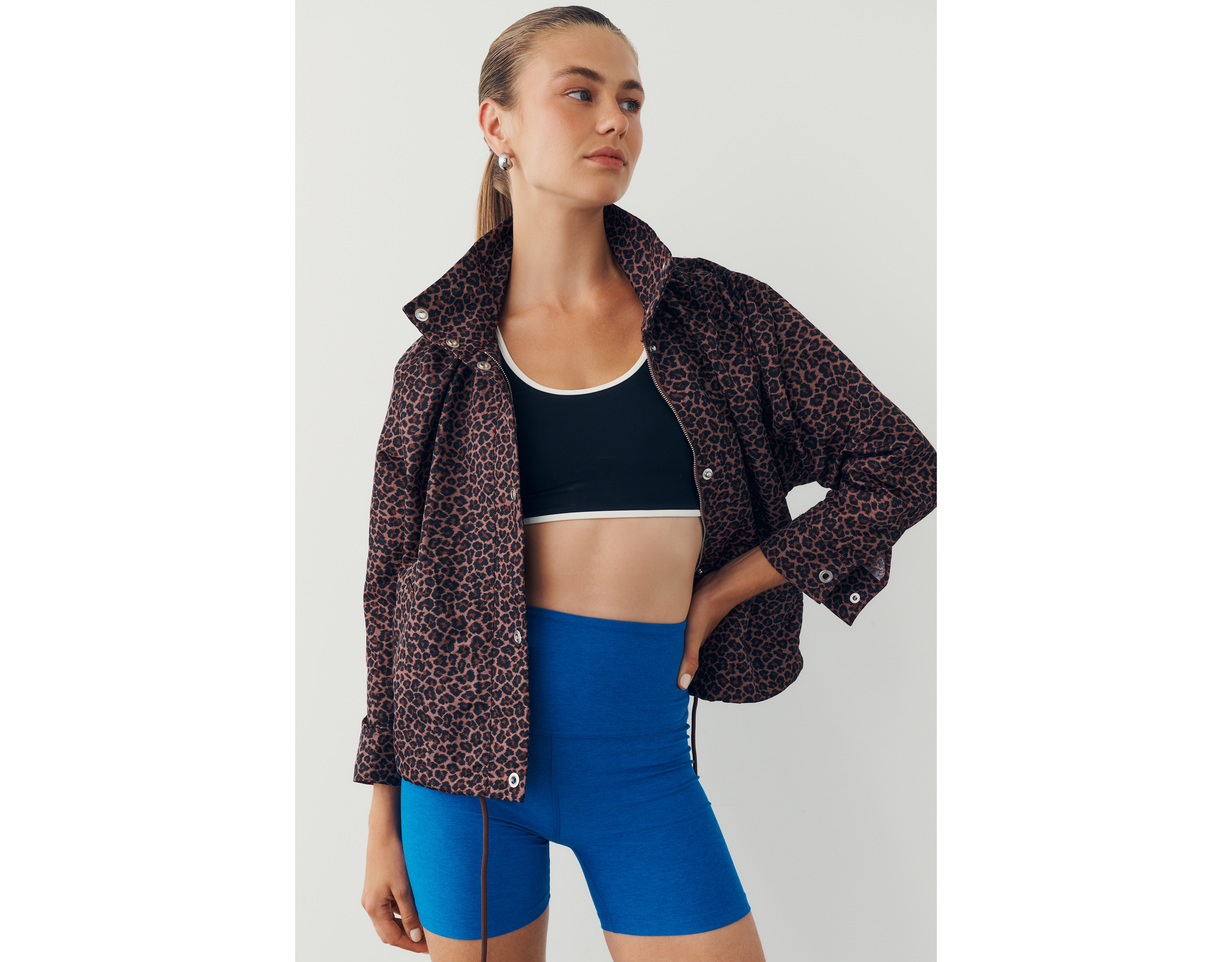 Daily Practice Funnel Neck Jacket