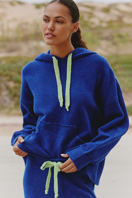 Daily Practice By Anthropologie Daily Practice Huddle Up Pop Cord Pullover In Blue