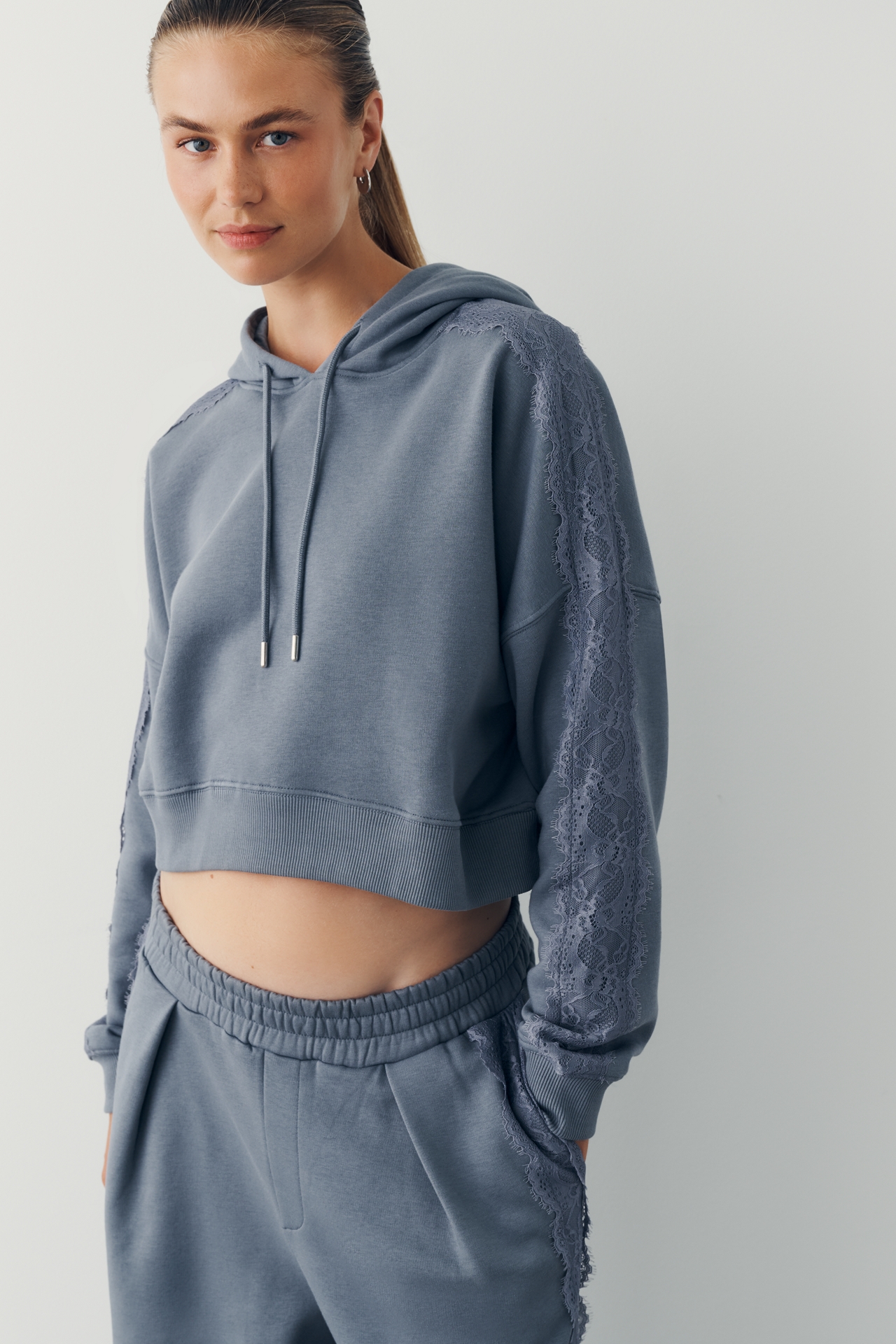 Daily Practice Lace Hoodie