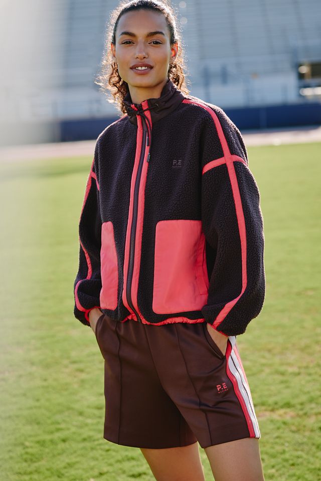 PE Nation Lennon Faux-Shearling Zip-Up Jacket #3