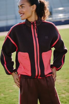 PE Nation Lennon Faux-Shearling Zip-Up Jacket