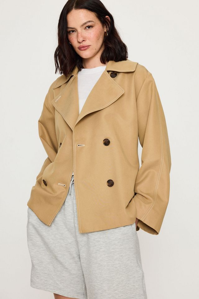 Abrigo Trench Corto Maddox de Varley #1