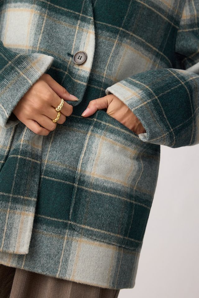 Varley Alderton Check Scarf Coat #4