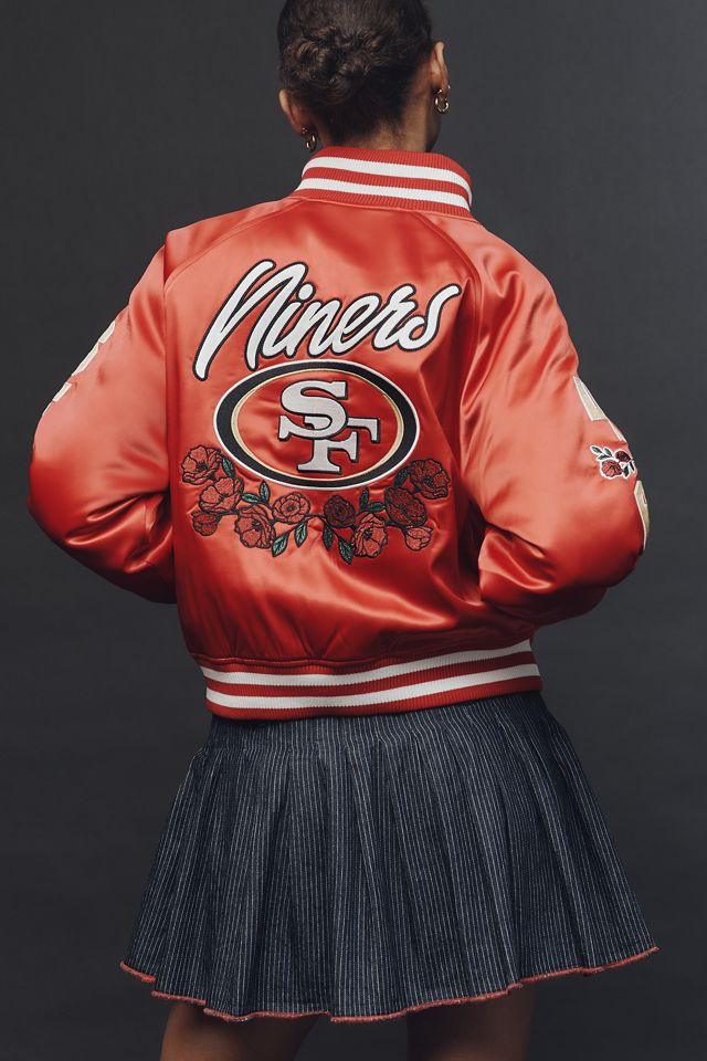 The Wild Collective x Anthropologie NFL Bomber Jacket