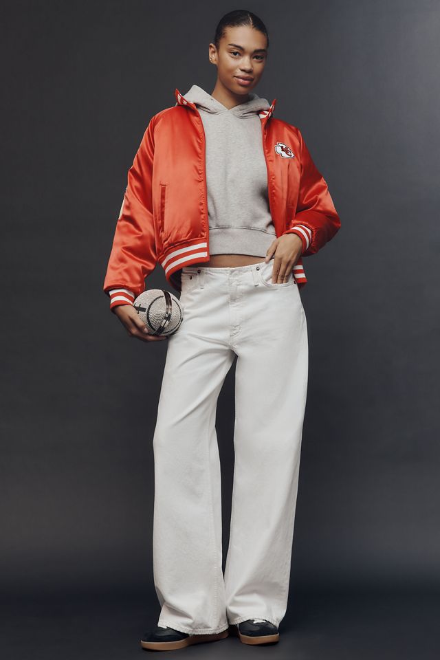The Wild Collective x Anthropologie NFL Bomber Jacket