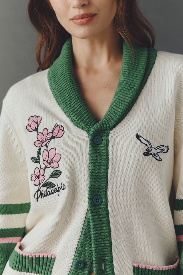 The Wild Collective NFL Cardigan Sweater #1