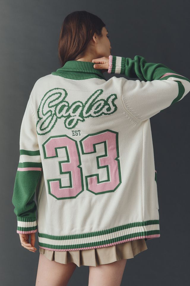 The Wild Collective NFL Cardigan Sweater #2