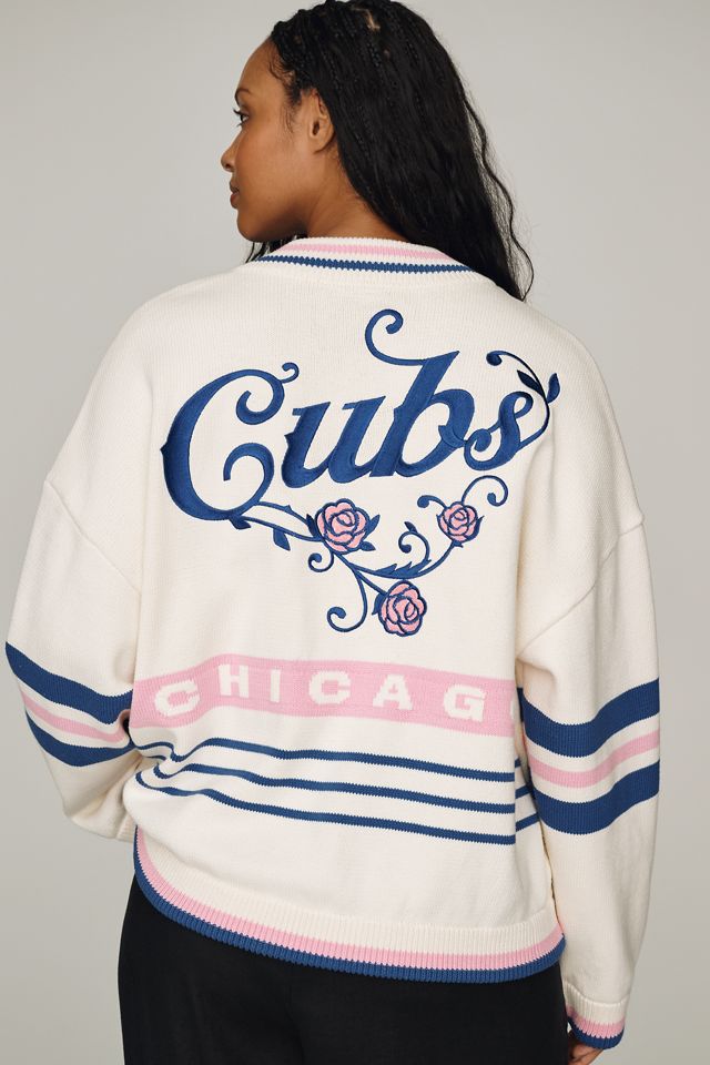The Wild Collective Jacquard Varsity Bomber Jacket #7