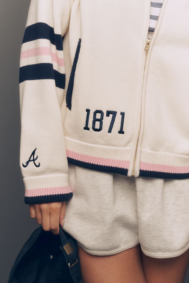 The Wild Collective Jacquard Varsity Bomber Jacket #3