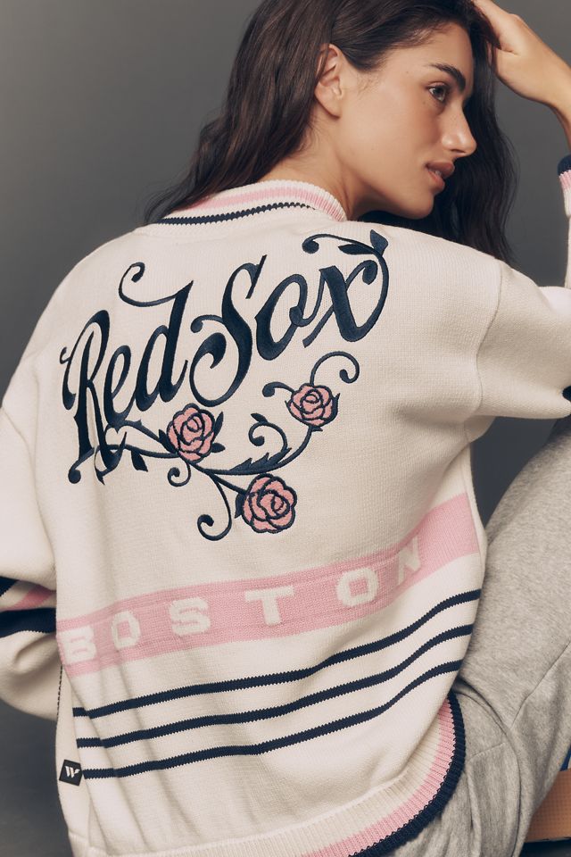 The Wild Collective Jacquard Varsity Bomber Jacket | AnthroHome