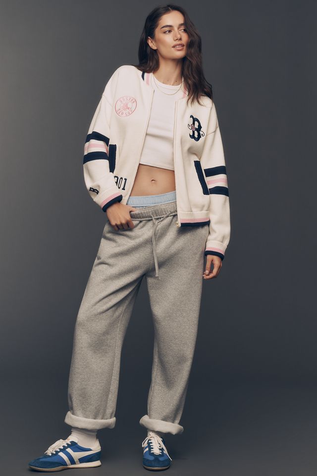 The Wild Collective Jacquard Varsity Bomber Jacket #2
