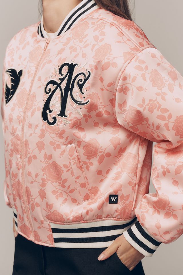 Wild Collective Angel City Varsity Bomber Jacket | Anthropologie