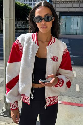 The Wild Collective NFL Sherpa Fleece Jacket