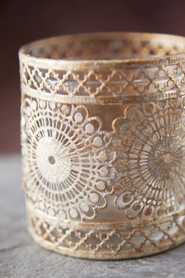 Punched Lace Votive Holder #5