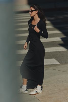 LSPACE x Anthropologie Long-Sleeve Maxi Dress