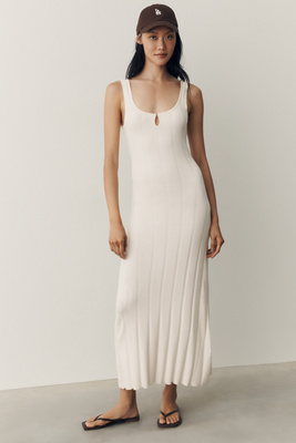 L*space En Route Sweater Midi Dress In Ivory
