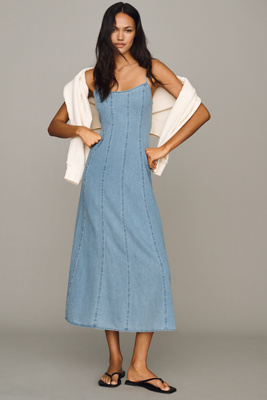 Z Supply Leonora Denim Dress | Anthropologie