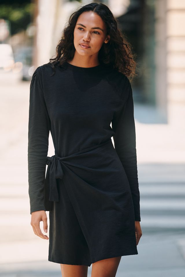 Nation Los Angeles Taylor Long-Sleeve Wrap Mini Dress #1