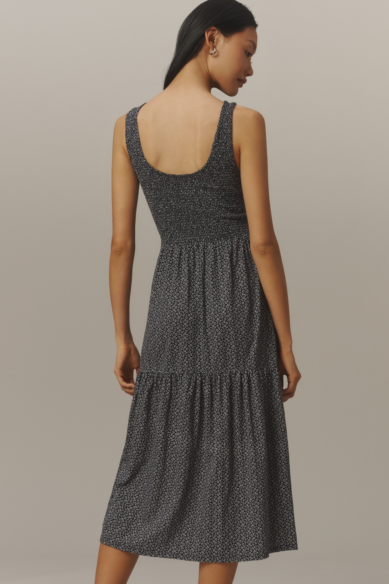 Nation Los Angeles Cotton Clementine Midi Dress