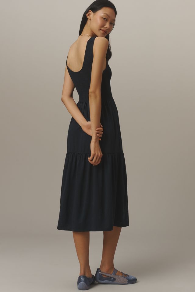 Nation Los Angeles Clementine 100% Cotton Midi Dress #1