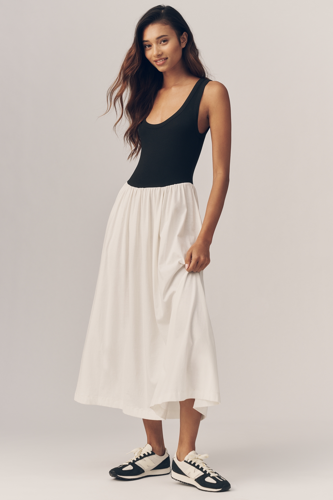Nation Los Angeles Karla Organic Cotton Midi Dress