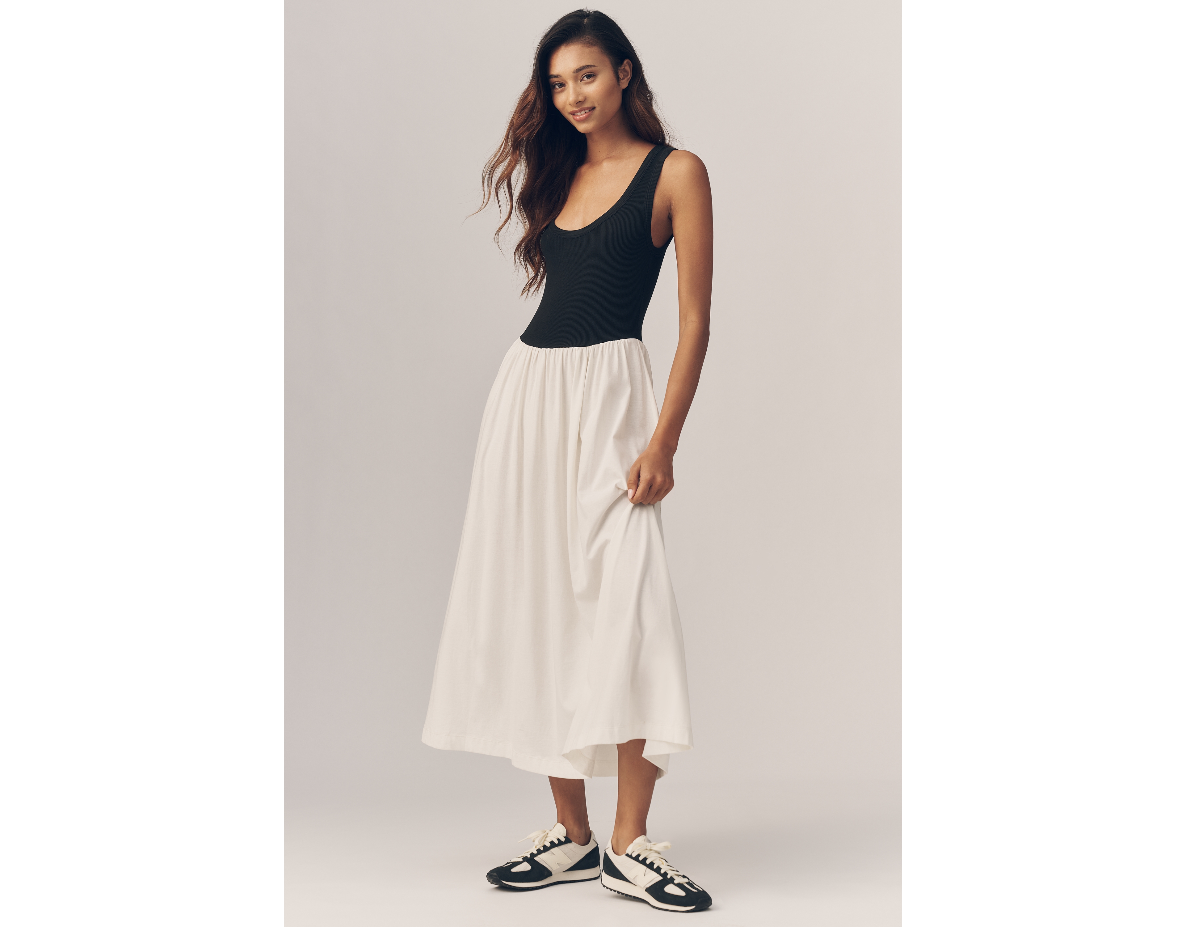 Nation Los Angeles Karla 100% Cotton Midi Dress