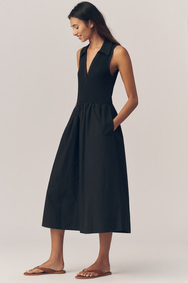Nation Los Angeles Jessica V-Neck Midi Dress #2