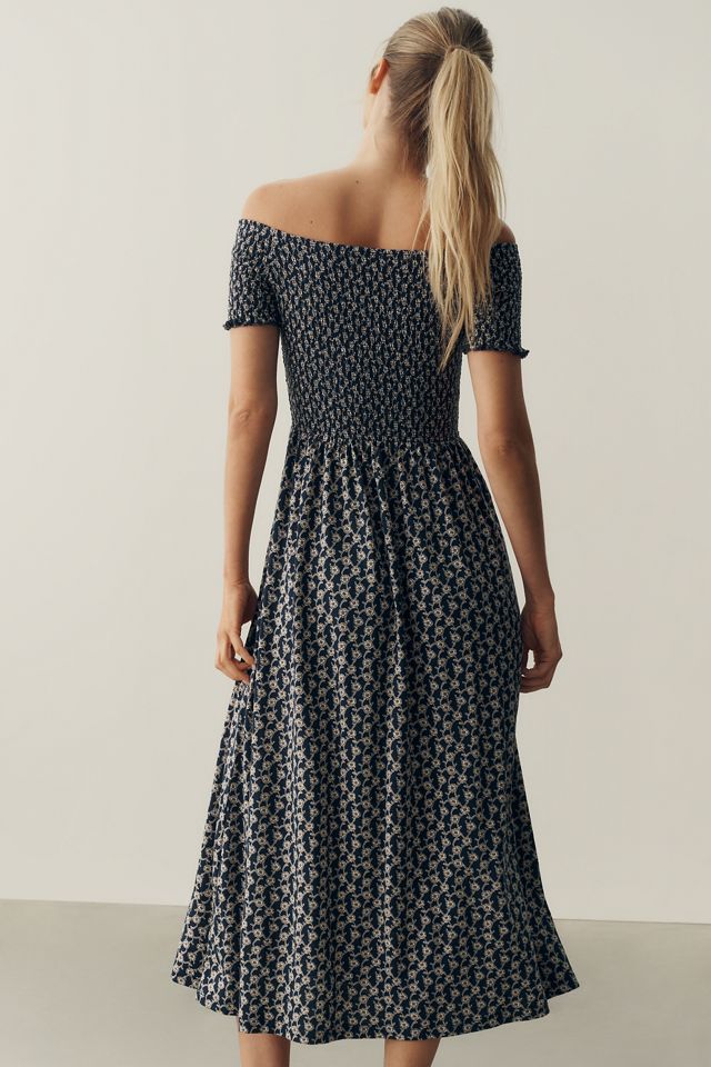 Nation Los Angeles Vivian 100% Pima Cotton Midi Dress #2